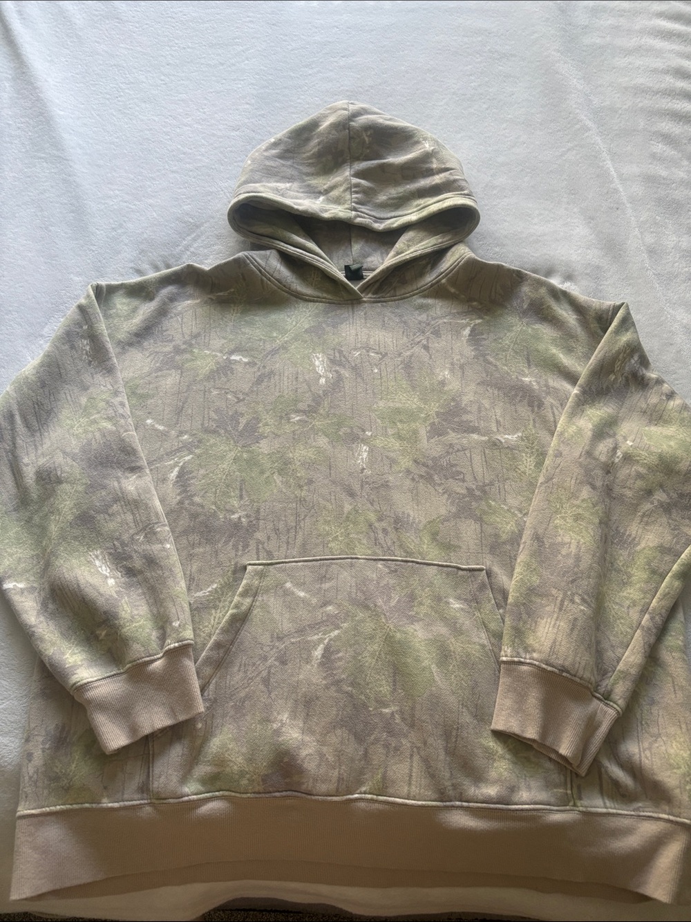 wild fable Men's Olive Camo Hoodie Sweatshirt